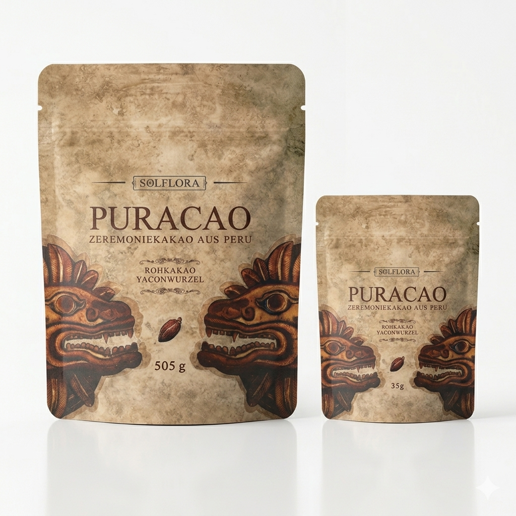 PuraCao - Zeremonieller Bio-Rohkakao (35 g oder 505 g)