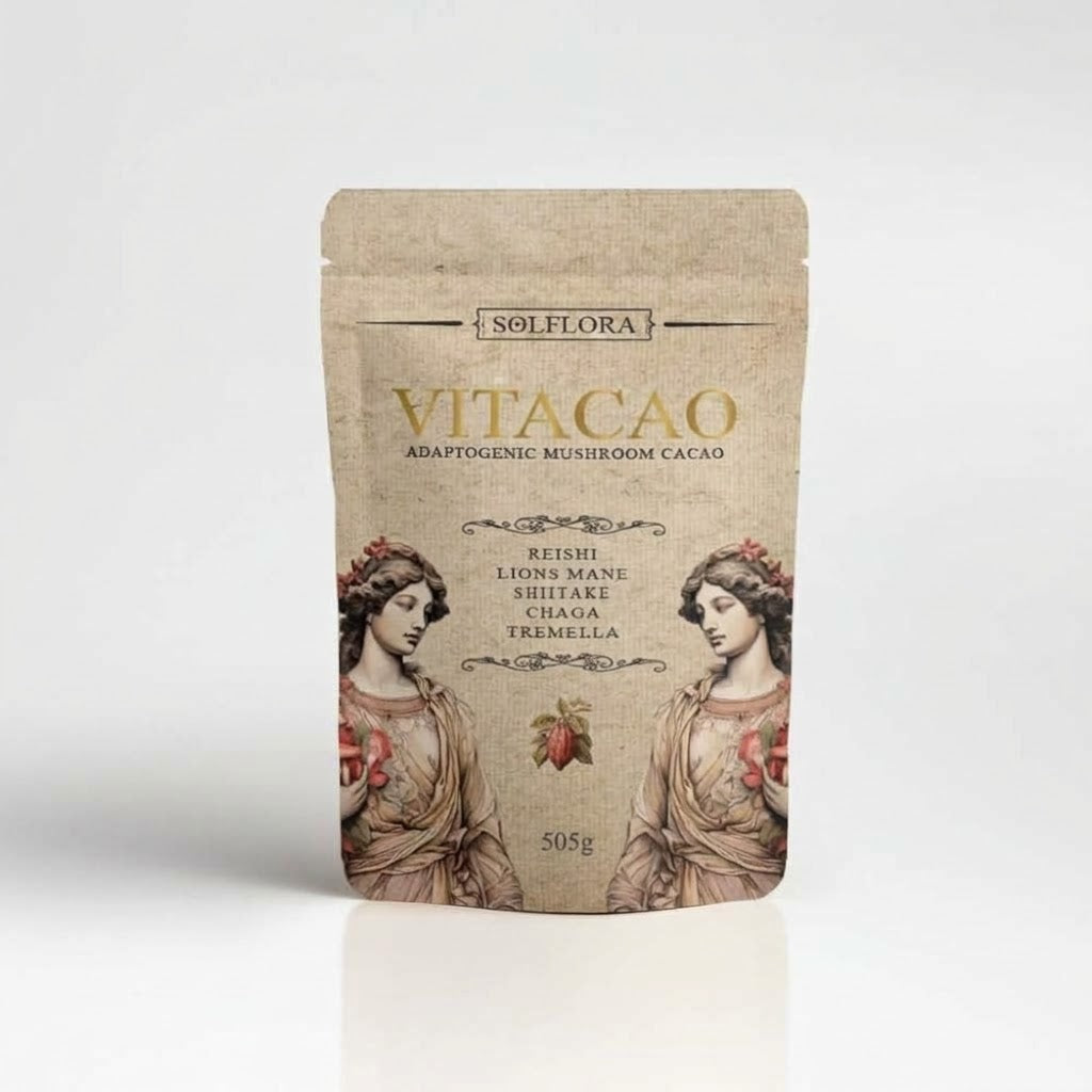VITACAO - Adaptogener Bio Vitalpilz Kakao mit edlen Gewürzen (505 g)