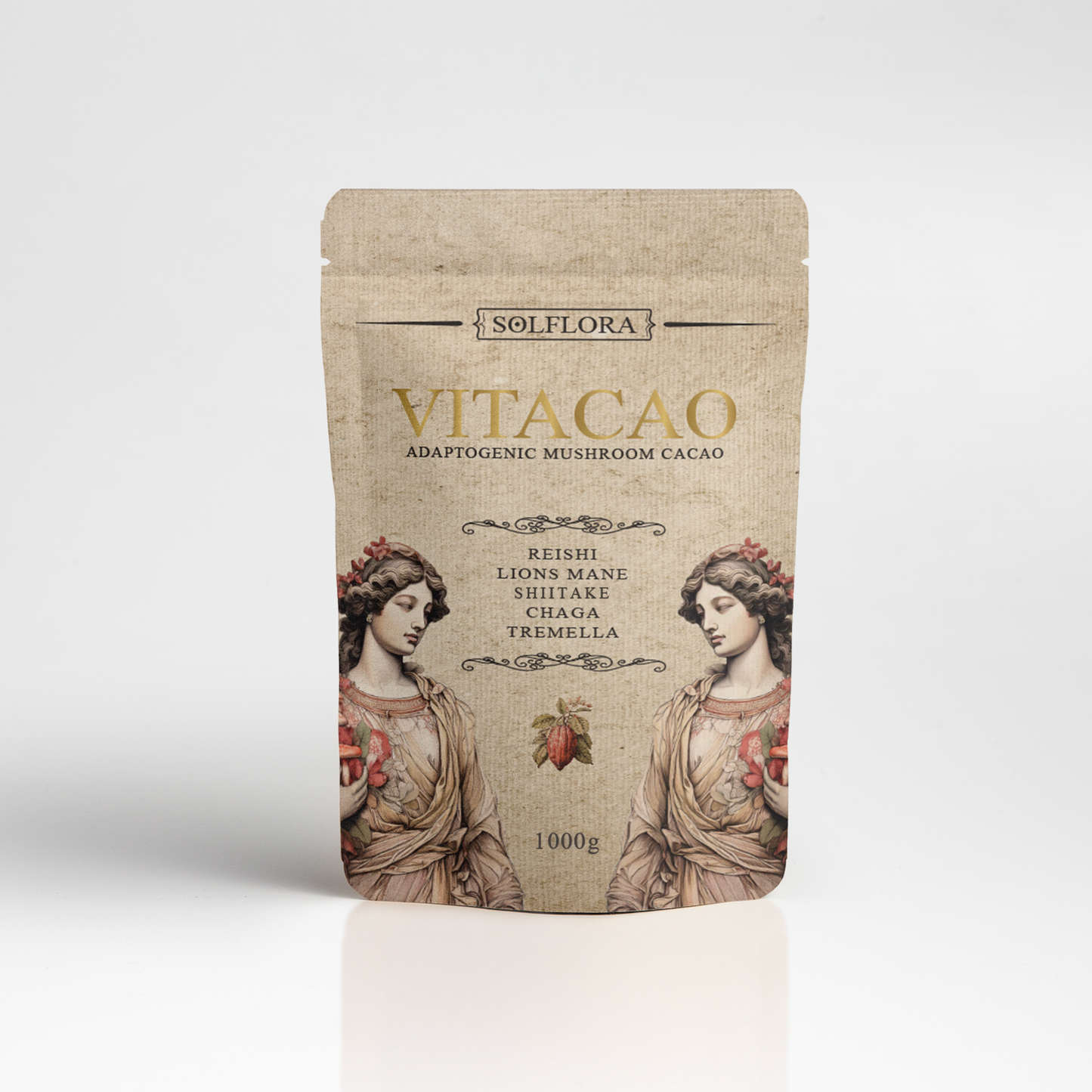 VITACAO 2.0 - Adaptogener Bio Vitalpilz Kakao mit edlen Gewürzen - SCHARF🌶 (1000 g)